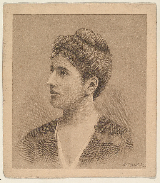 Portrait, from the Women's Portraits series (N198) issued by Wm. S. Kimball & Co.