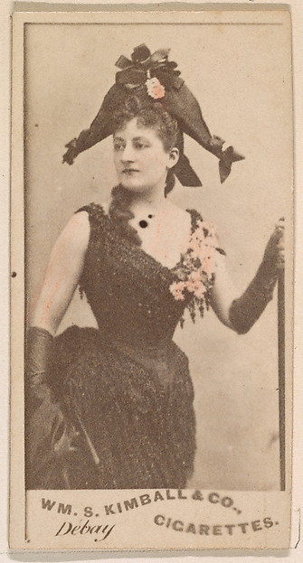 Miss Debay, from the Actresses series (N203) issued by Wm. S. Kimball & Co.