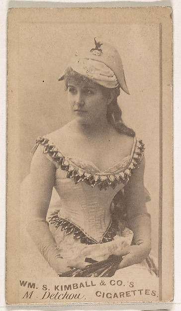 Miss M. Detchon, from the Actresses series (N203) issued by Wm. S. Kimball & Co.