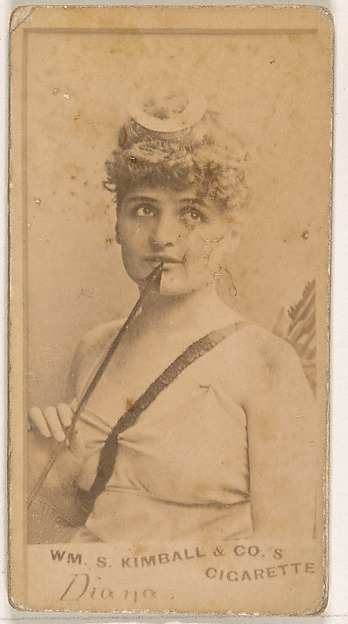 Diana, from the Actresses series (N203) issued by Wm. S. Kimball & Co.