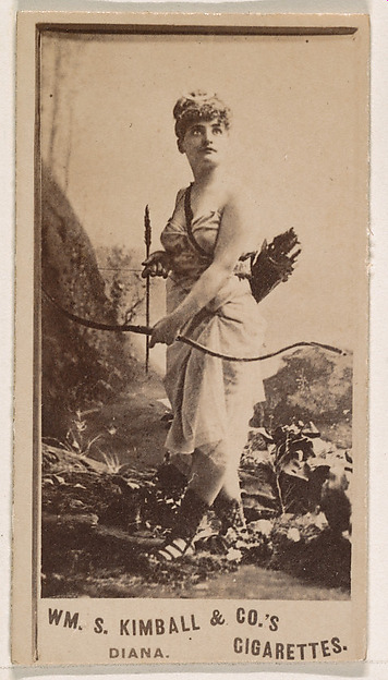 Diana, from the Actresses series (N203) issued by Wm. S. Kimball & Co.