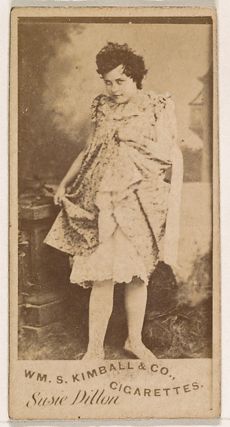 Susie Dillon, from the Actresses series (N203) issued by Wm. S. Kimball & Co.