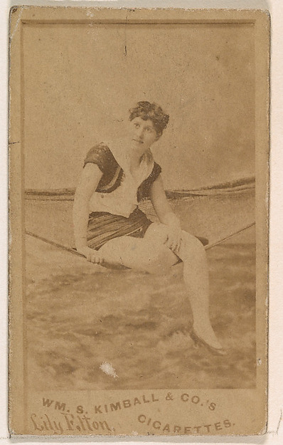 Lily Elton, from the Actresses series (N203) issued by Wm. S. Kimball & Co.