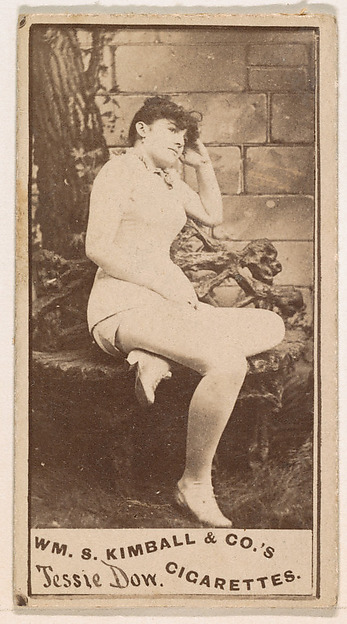 Jessie Dow, from the Actresses series (N203) issued by Wm. S. Kimball & Co.