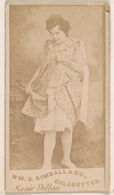 Susie Dillon, from the Actresses series (N203) issued by Wm. S. Kimball & Co.