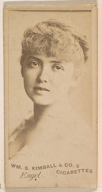 Miss Engel, from the Actresses series (N203) issued by Wm. S. Kimball & Co. by William S. Kimball & Company, The Metropolitan Museum of Art