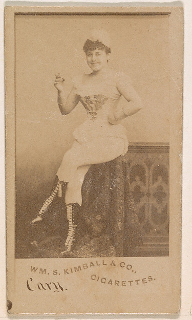 Miss Cary, from the Actresses series (N203) issued by Wm. S. Kimball & Co.