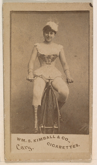 Miss Cary, from the Actresses series (N203) issued by Wm. S. Kimball & Co.