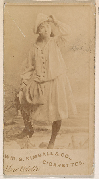 Mme Colette, from the Actresses series (N203) issued by Wm. S. Kimball & Co.