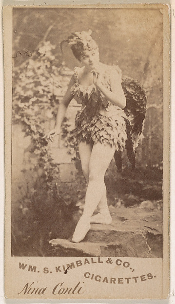 Nina Conti, from the Actresses series (N203) issued by Wm. S. Kimball & Co.