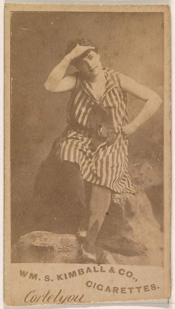 Miss Cortelyou, from the Actresses series (N203) issued by Wm. S. Kimball & Co.