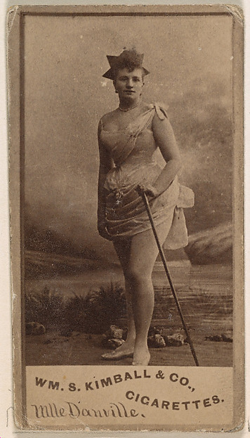 Mlle Danville, from the Actresses series (N203) issued by Wm. S. Kimball & Co.
