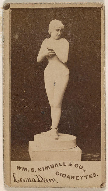 Leona Dare, from the Actresses series (N203) issued by Wm. S. Kimball & Co.
