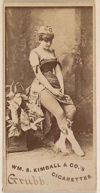 Lillian Grubb, from the Actresses series (N203) issued by Wm. S. Kimball & Co.