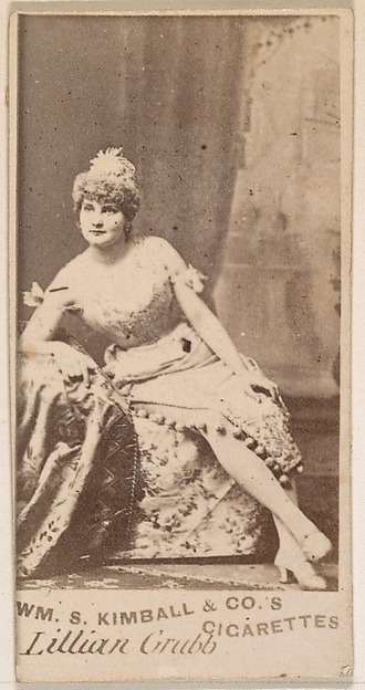 Lillian Grubb, from the Actresses series (N203) issued by Wm. S. Kimball & Co.