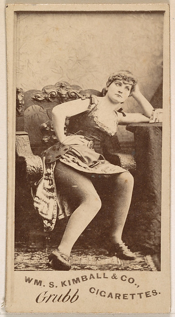 Lillian Grubb, from the Actresses series (N203) issued by Wm. S. Kimball & Co.