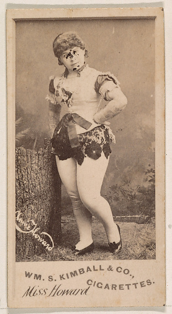 Miss Howard, from the Actresses series (N203) issued by Wm. S. Kimball & Co.