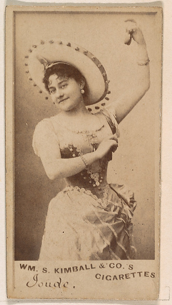 Miss Ioude, from the Actresses series (N203) issued by Wm. S. Kimball & Co.