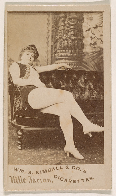 Mlle. Jarian, from the Actresses series (N203) issued by Wm. S. Kimball & Co.