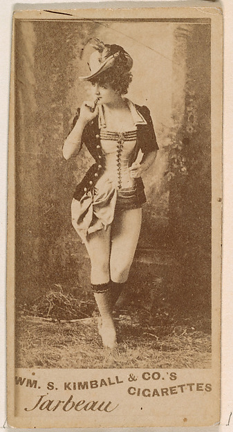 Miss Jarbeau, from the Actresses series (N203) issued by Wm. S. Kimball & Co.