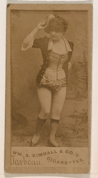 Miss Jarbeau, from the Actresses series (N203) issued by Wm. S. Kimball & Co.