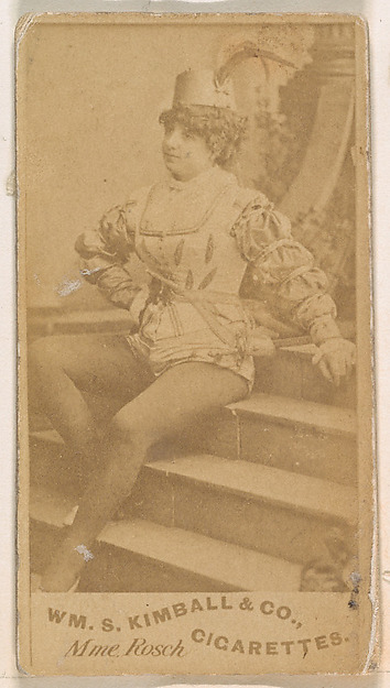 Mme. Rosch, from the Actresses series (N203) issued by Wm. S. Kimball & Co.