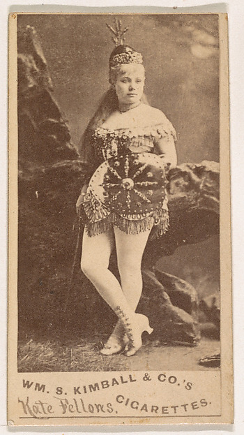 Kate Fellows, from the Actresses series (N203) issued by Wm. S. Kimball & Co.