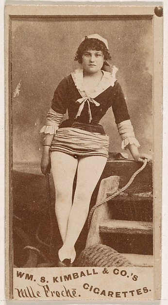 Mlle. Froche, from the Actresses series (N203) issued by Wm. S. Kimball & Co.
