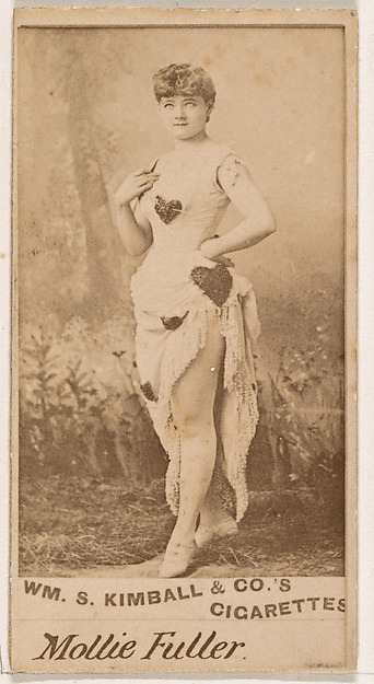 Mollie Fuller, from the Actresses series (N203) issued by Wm. S. Kimball & Co.