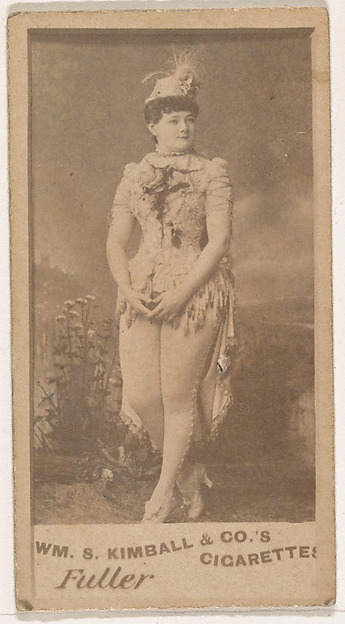 Miss Fuller, from the Actresses series (N203) issued by Wm. S. Kimball & Co.
