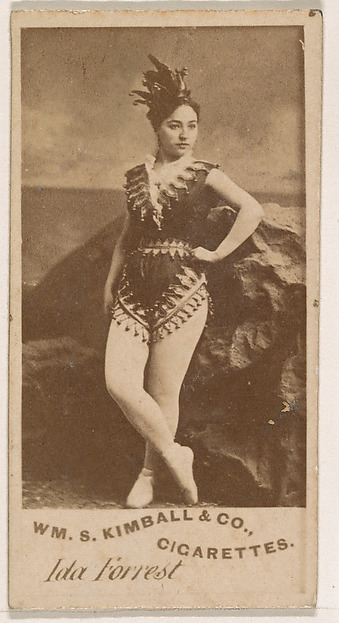 Ida Forrest, from the Actresses series (N203) issued by Wm. S. Kimball & Co.