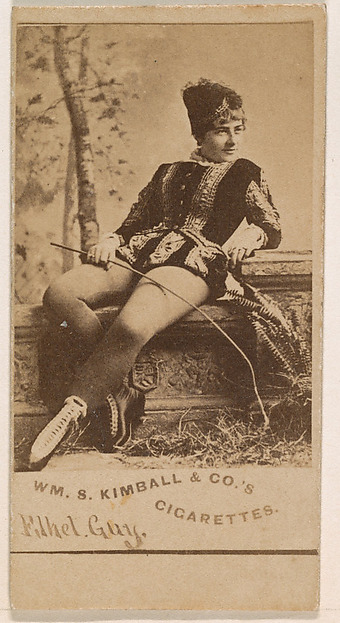Ethel Guy, from the Actresses series (N203) issued by Wm. S. Kimball & Co.