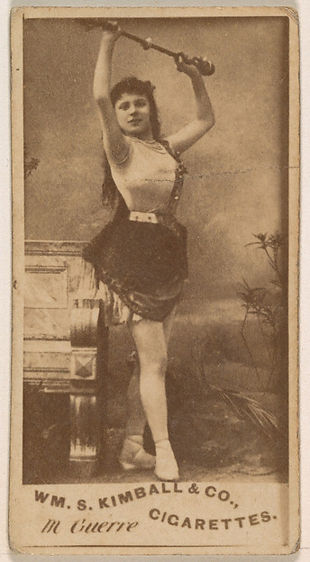 Miss Guerre, from the Actresses series (N203) issued by Wm. S. Kimball & Co.