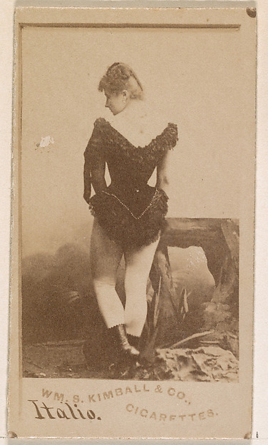 Miss Italio, from the Actresses series (N203) issued by Wm. S. Kimball & Co.