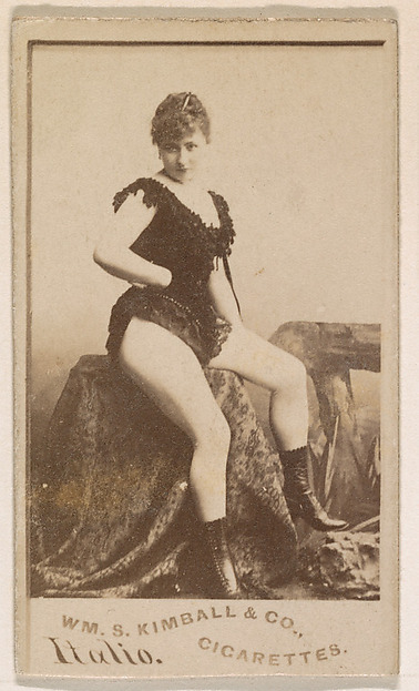 Miss Italio, from the Actresses series (N203) issued by Wm. S. Kimball & Co.