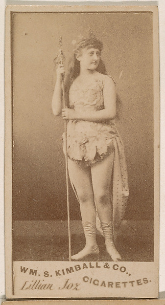 Lillian Jox, from the Actresses series (N203) issued by Wm. S. Kimball & Co.