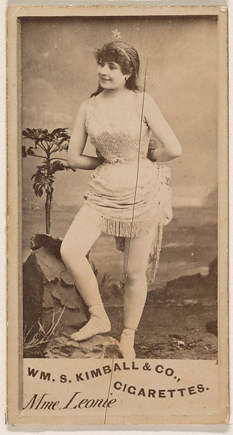 Mme. Leonie, from the Actresses series (N203) issued by Wm. S. Kimball & Co.