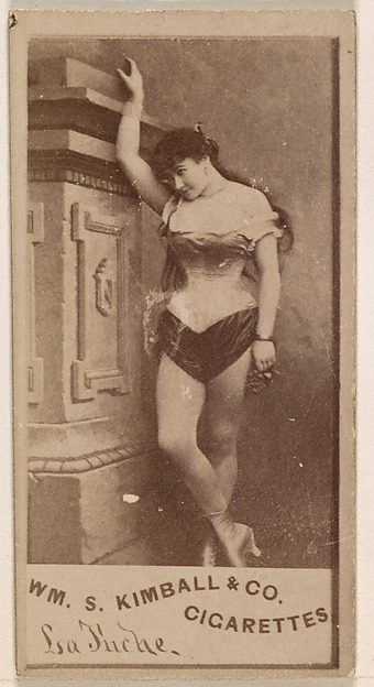 La Juche, from the Actresses series (N203) issued by Wm. S. Kimball & Co.