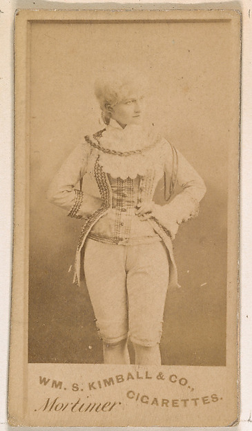 Miss Mortimer, from the Actresses series (N203) issued by Wm. S. Kimball & Co.