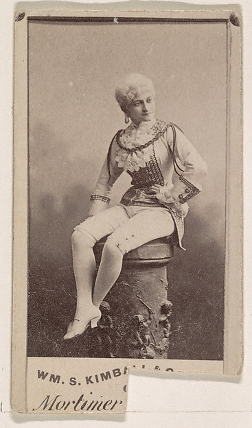 Miss Mortimer, from the Actresses series (N203) issued by Wm. S. Kimball & Co.
