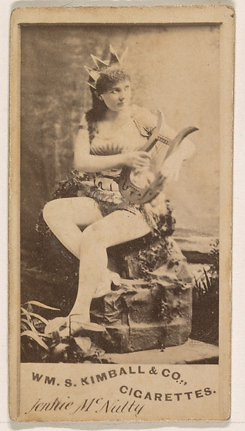 Jennie McNulty, from the Actresses series (N203) issued by Wm. S. Kimball & Co.