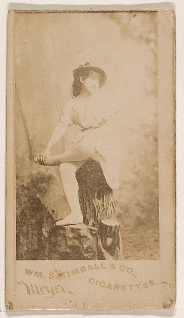 Miss Meyer, from the Actresses series (N203) issued by Wm. S. Kimball & Co.