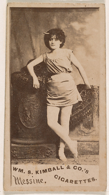 Miss Messine, from the Actresses series (N203) issued by Wm. S. Kimball & Co.