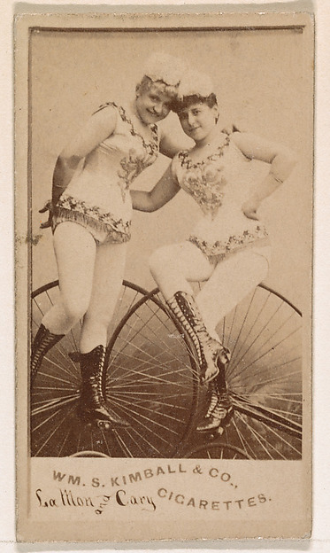 La Mon and Cary, from the Actresses series (N203) issued by Wm. S. Kimball & Co.
