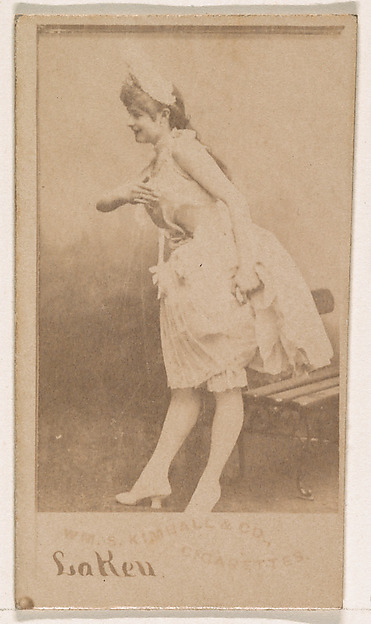 Miss Laken, from the Actresses series (N203) issued by Wm. S. Kimball & Co.