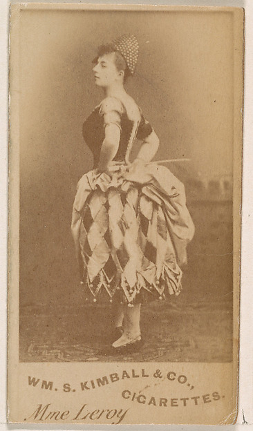 Mme. Leroy, from the Actresses series (N203) issued by Wm. S. Kimball & Co.