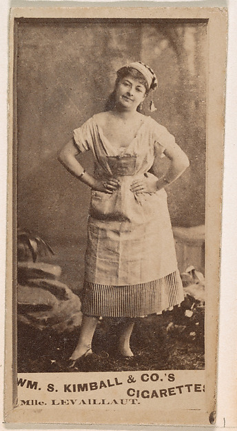 Mlle. Levaillaut, from the Actresses series (N203) issued by Wm. S. Kimball & Co.