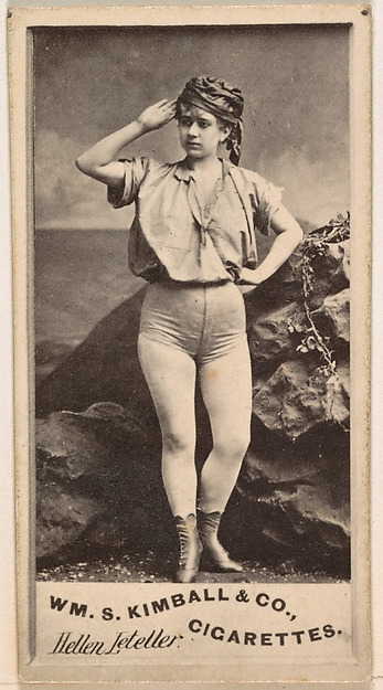 Hellen Leteller, from the Actresses series (N203) issued by Wm. S. Kimball & Co.