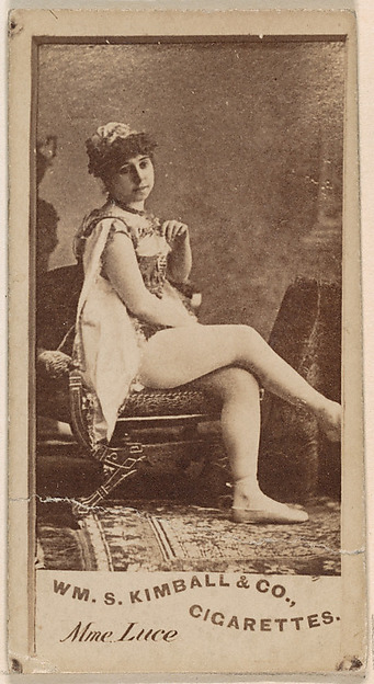 Mme. Luce, from the Actresses series (N203) issued by Wm. S. Kimball & Co.