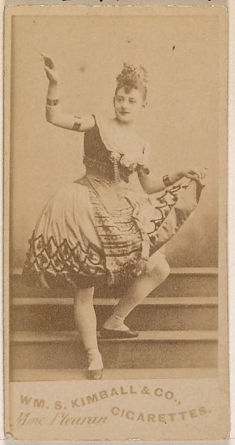 Mme. Pleuran, from the Actresses series (N203) issued by Wm. S. Kimball & Co.